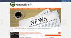Desktop Screenshot of montegridolfo.eu