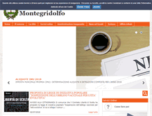 Tablet Screenshot of montegridolfo.eu